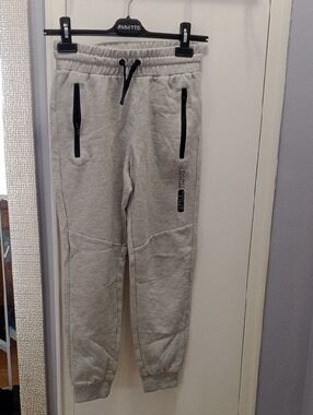H&M Gray Sweatpants with Black Drawcord